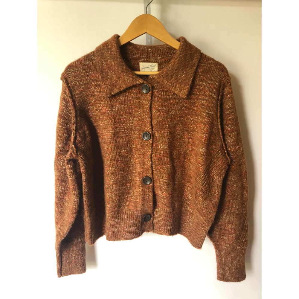 Universal Thread Rust Brown Button-Up Knit Cardigan